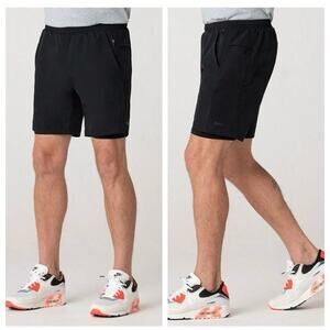 Swet Tailor Shorts Size XL SWET Active Onyx Black Technical Stretch Pockets NEW